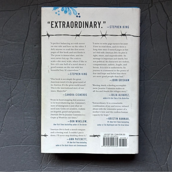 American Dirt: A Novel by Jeanine Cummins | Fiction, Thriller | Hardcover Book - Picture 2 of 9